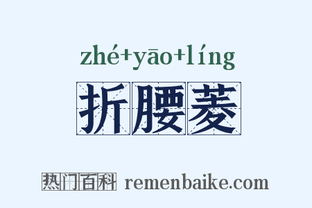 折腰菱是什么意思的图片